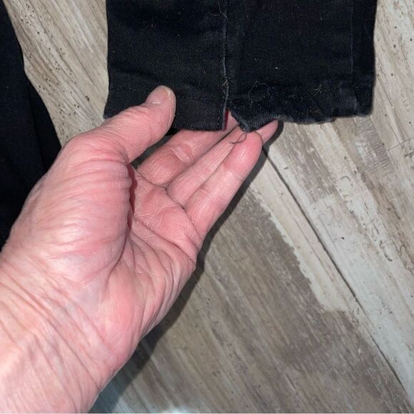 Blumix jeans  black denim 5 pocket Capri sz 20 - Picture 8 of 11